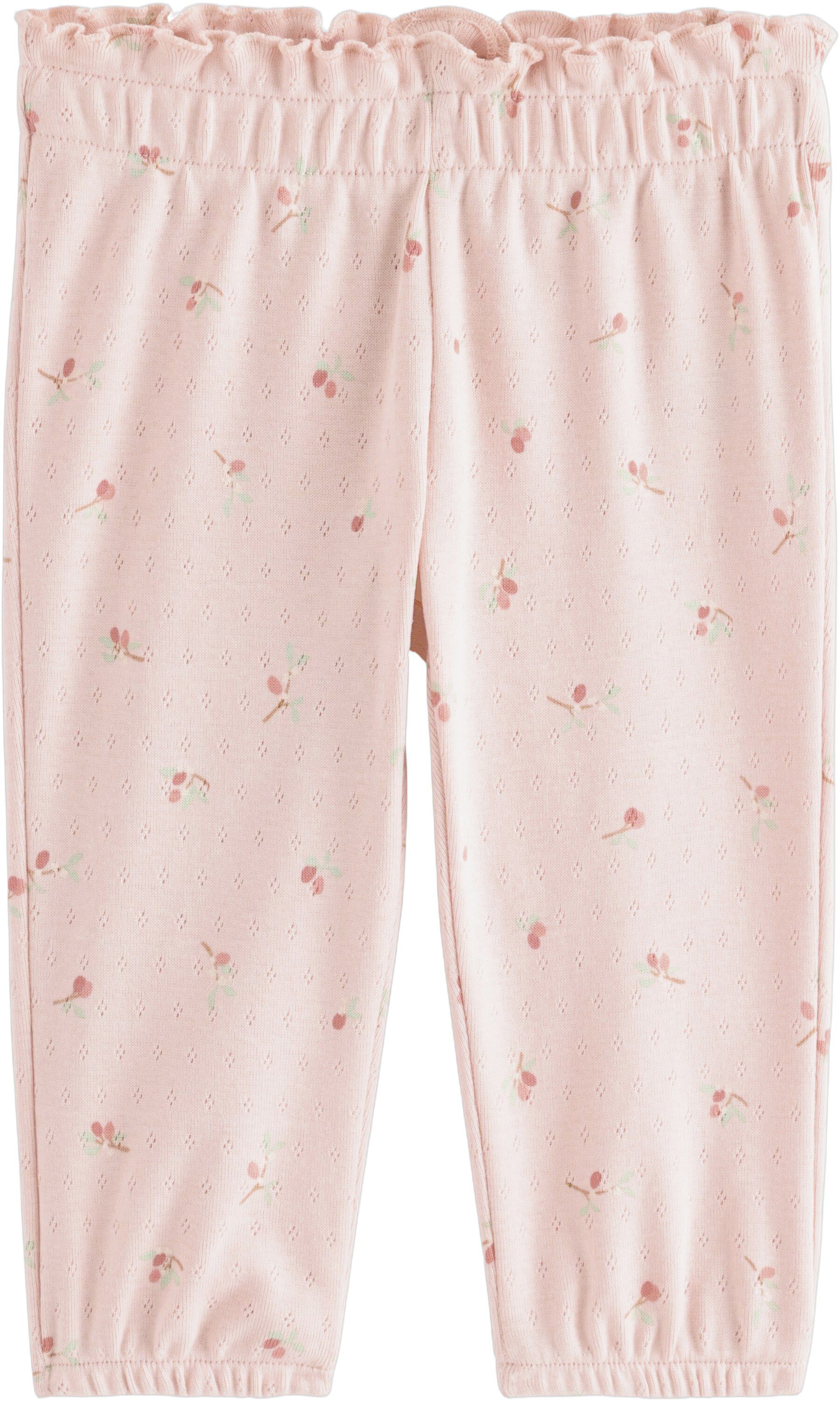 Trousers loose pointelle aop
