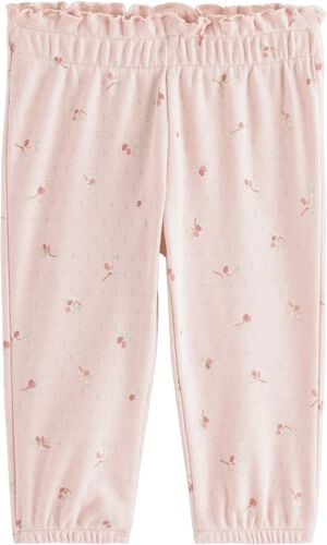 Trousers loose pointelle aop