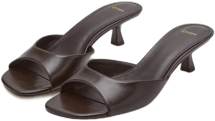 Kitten heel sandals