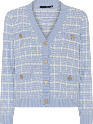 Cardigan_ Knit Check