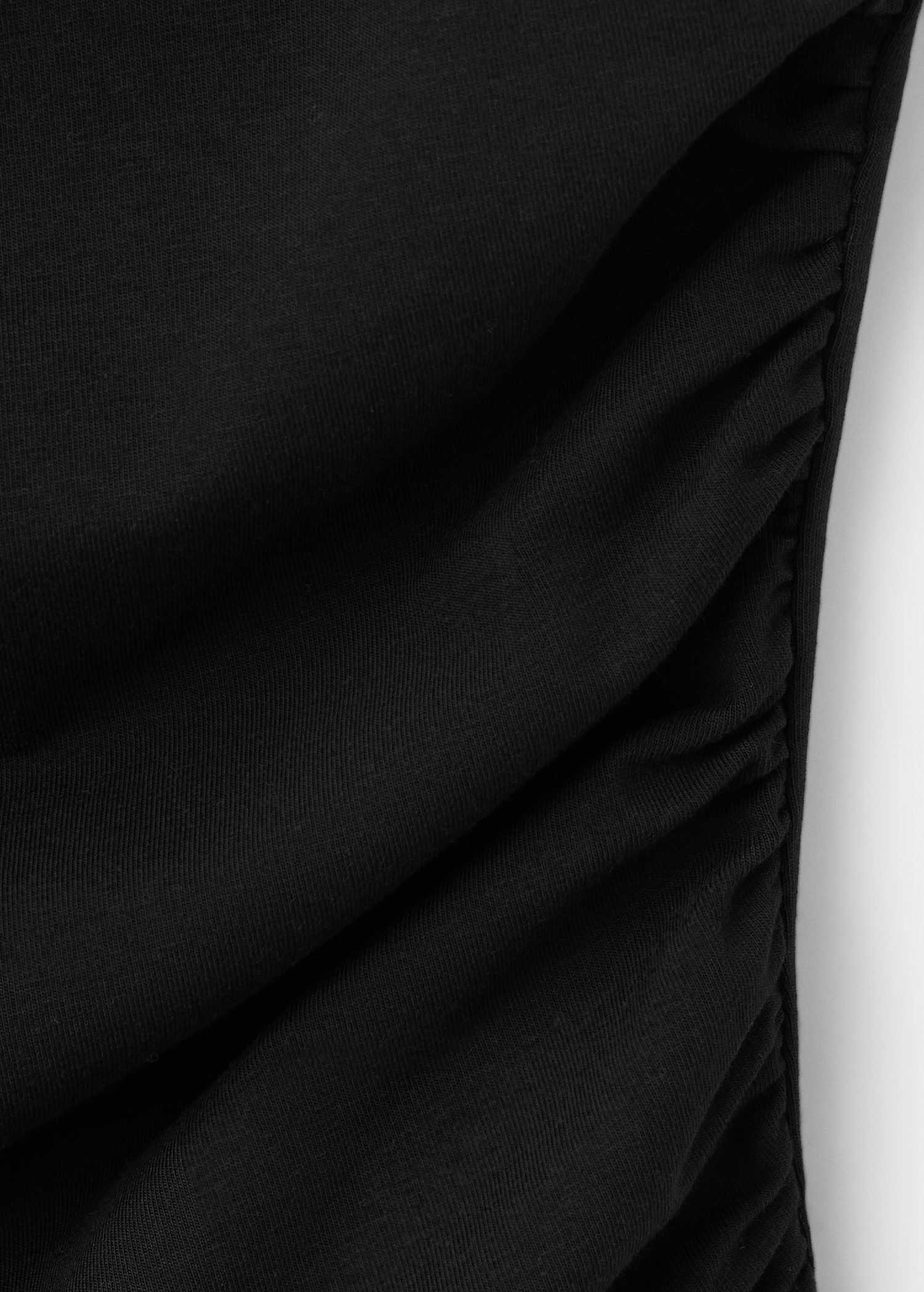 Draped cotton top