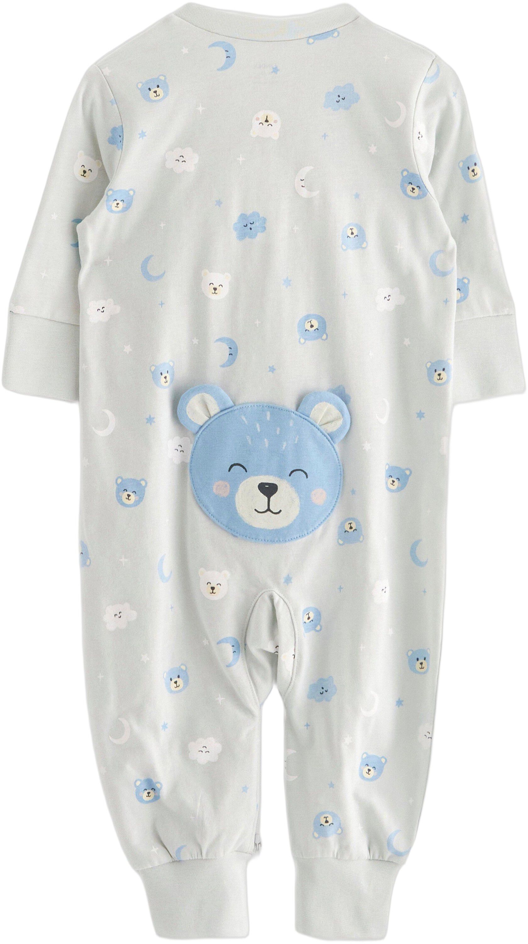 Pyjamas in organic cotton with long