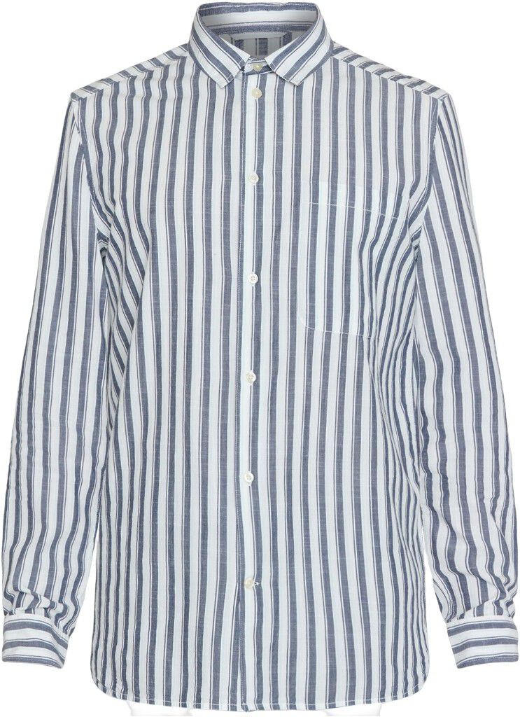 Loose striped slub shirt - GOTS/Vegan
