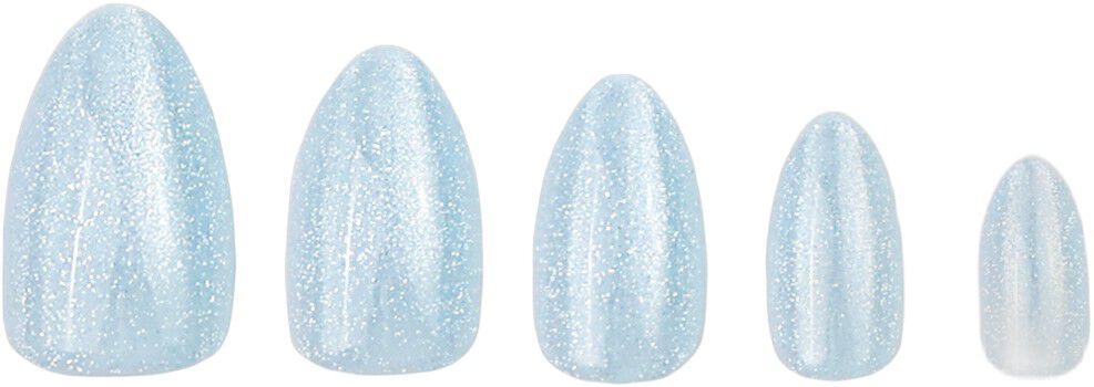 Glacier Blue - Reusable Instant Press-on Manicure