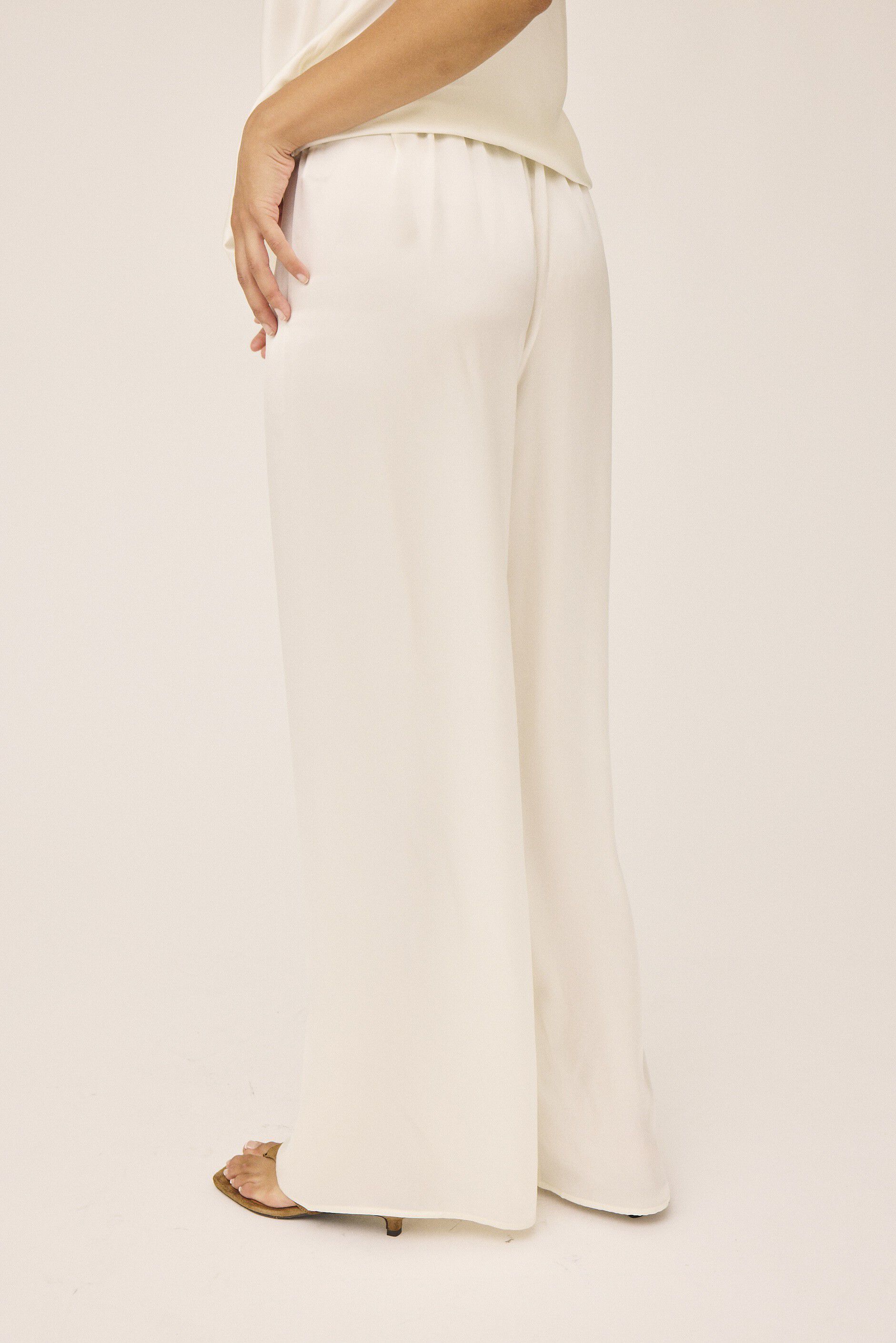 Moon 10 G - Wide Pyjamas Trousers, 100% Silk