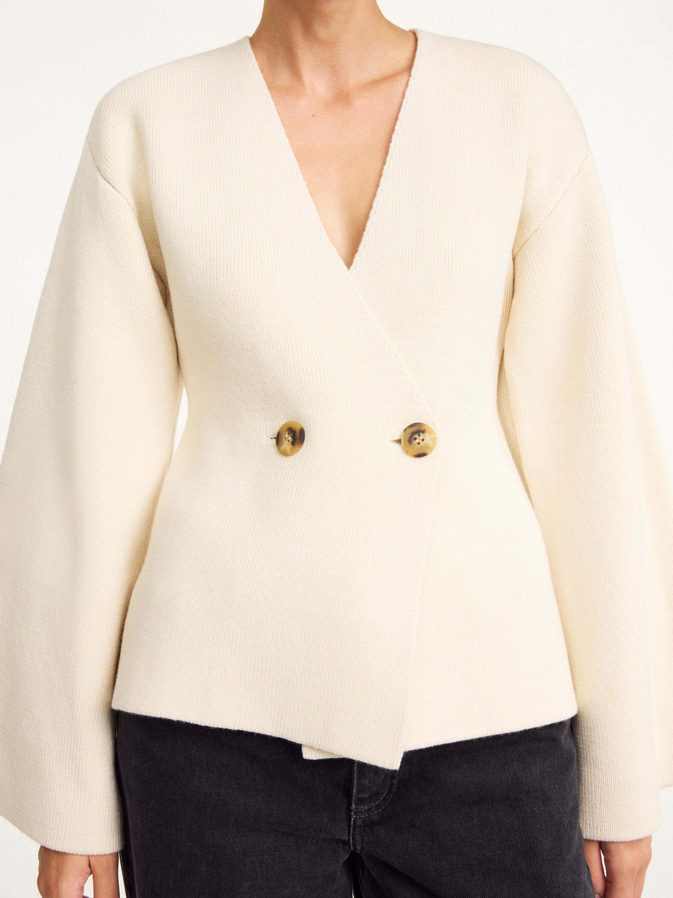 Tinley kofta i ullblandning