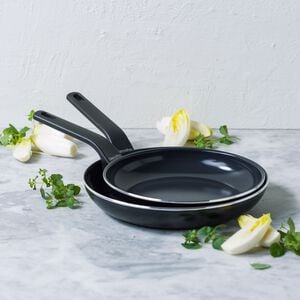 GP-ESSEN FBl Alu Perf-ind opn fry set 2pc 24+28