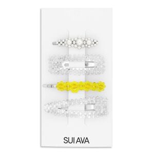 Pearly Hair Clips // 4 pcs