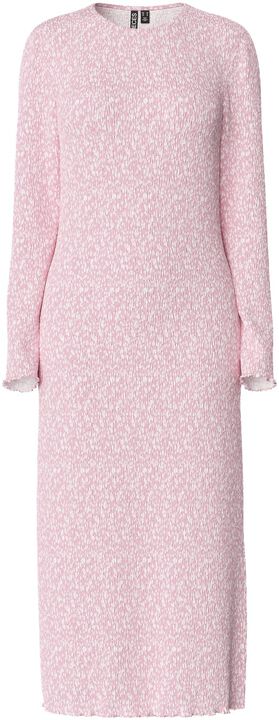 PCFLORA LS MIDI DRESS JRS BC