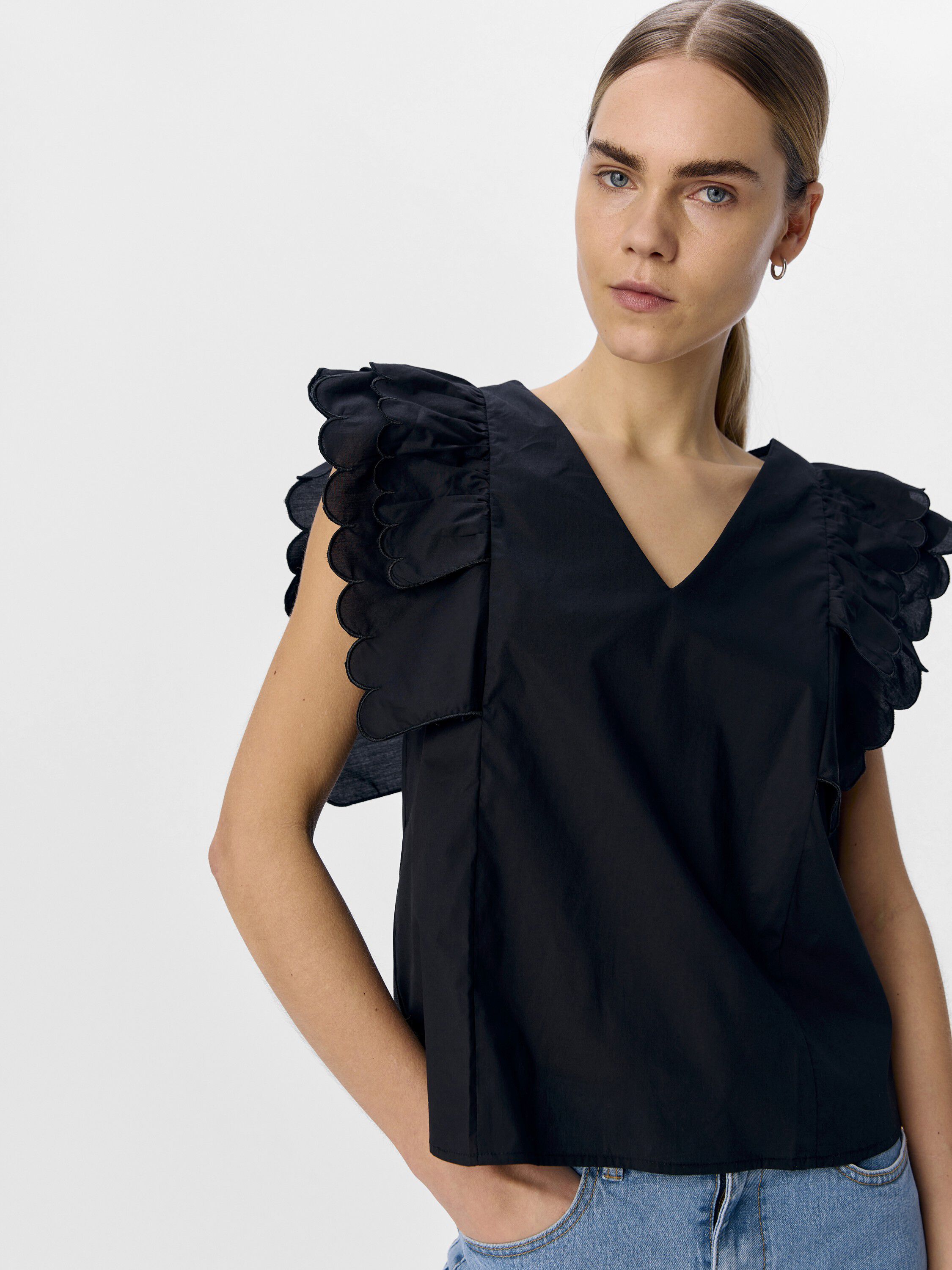 OBJHOPE PAPAYA NOUR S/S TOP E DIV