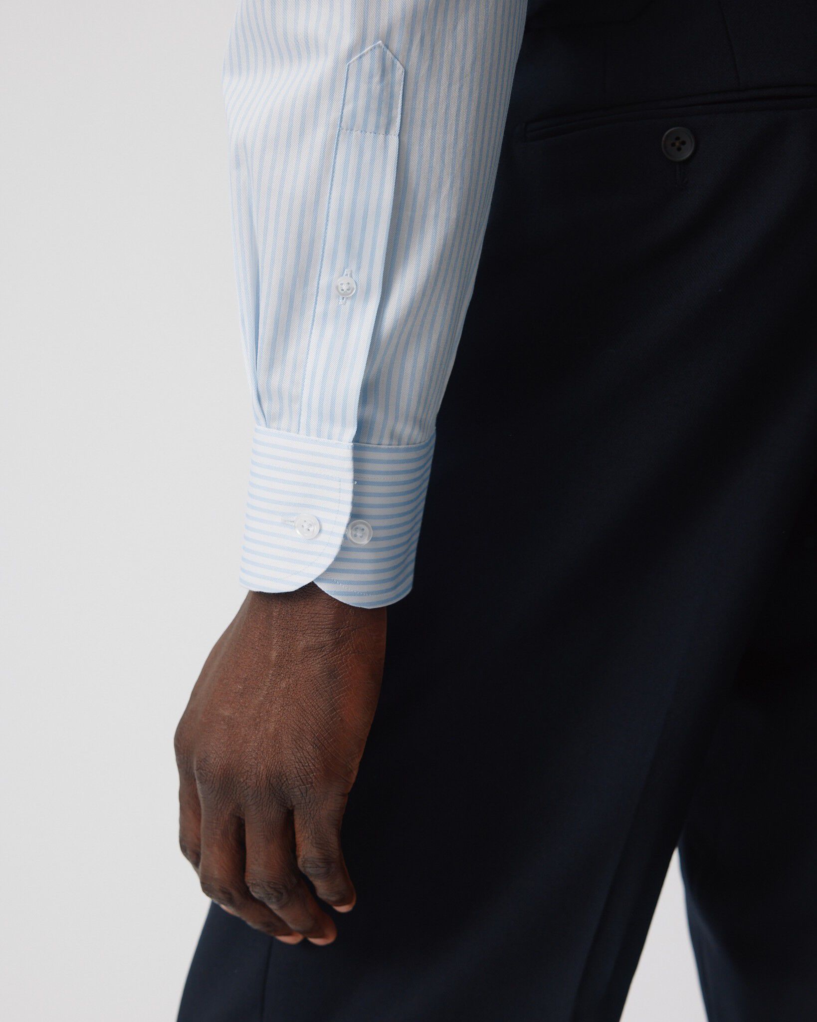 The Lawyer 4. 0 | Sky Blue Stripe | Super slim fit