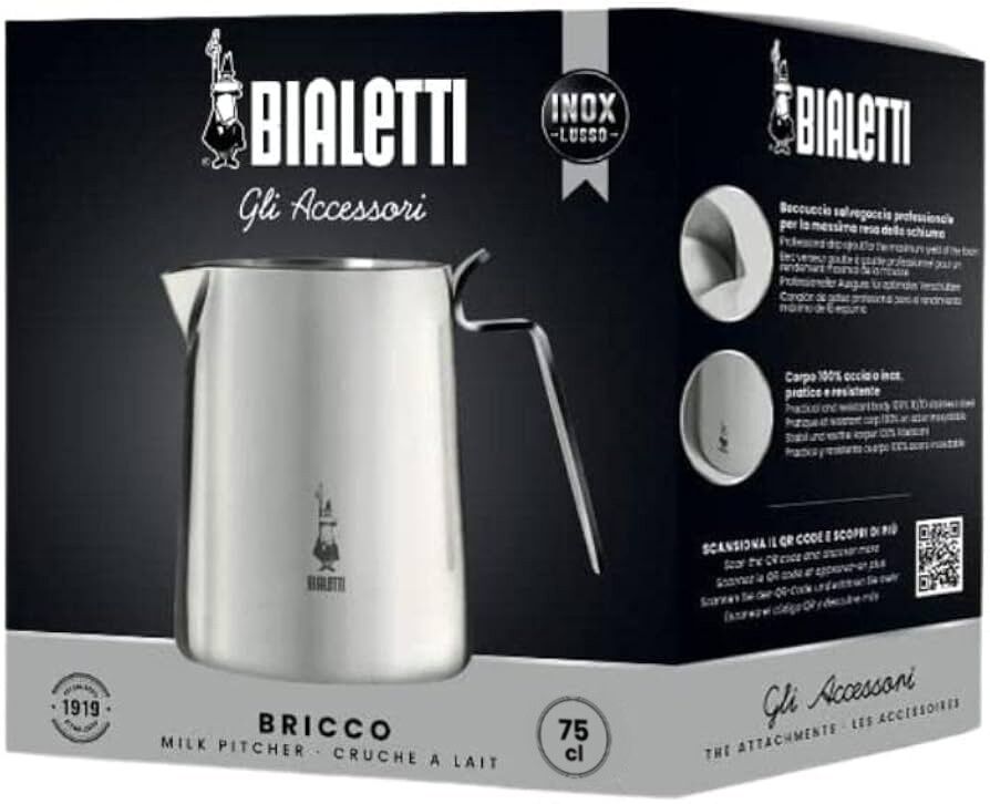 M&aelig;lkekande st&aring;l Bialetti