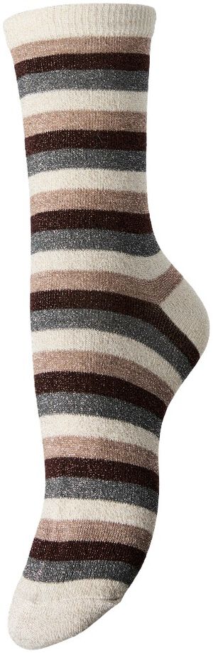 PCSEBBY GLITTER STRIPED SOCKS