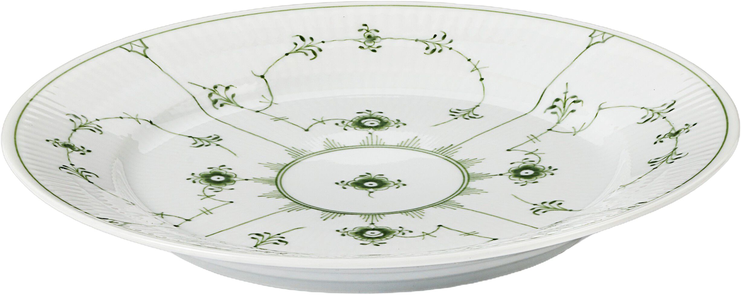 Gr&oslash;n Mussel tallerken 22cm