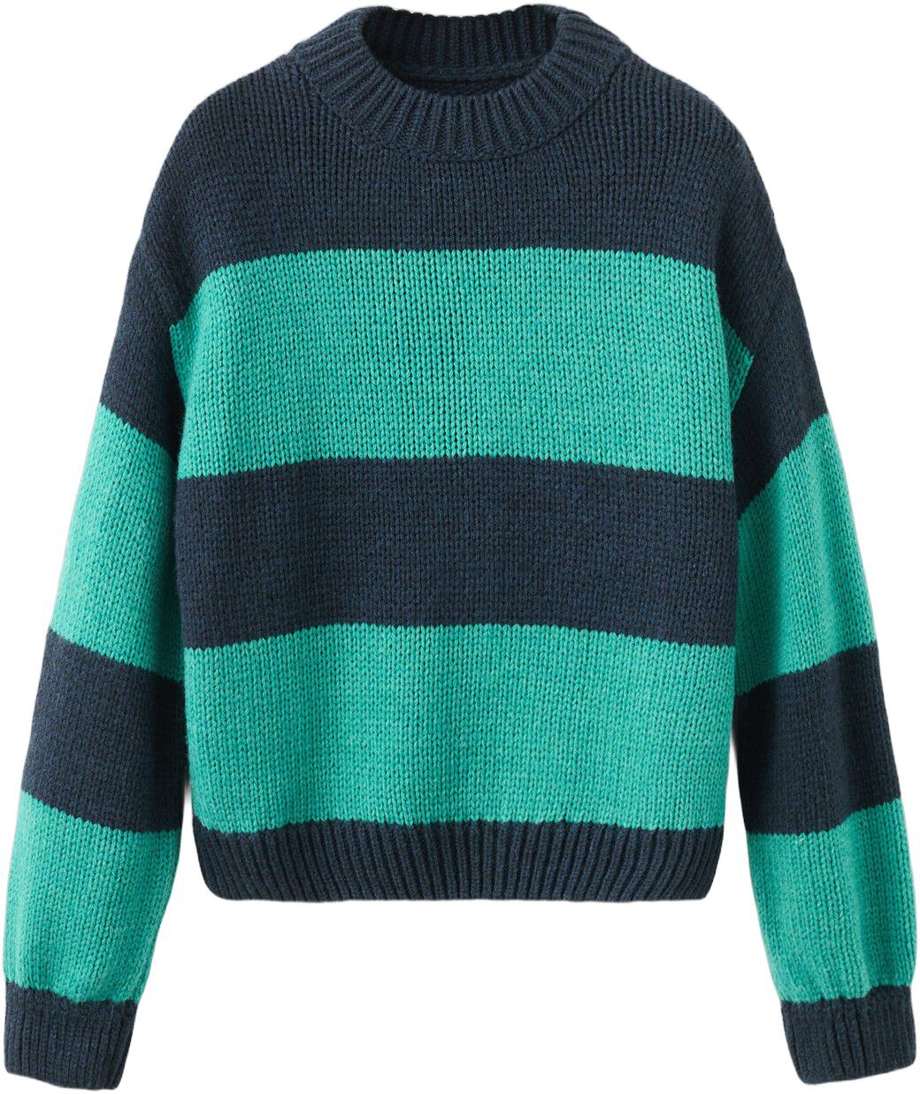Knit striped sweater