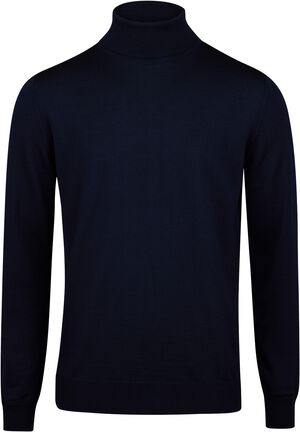 Sweater Knitted Roll Neck Merino Wool