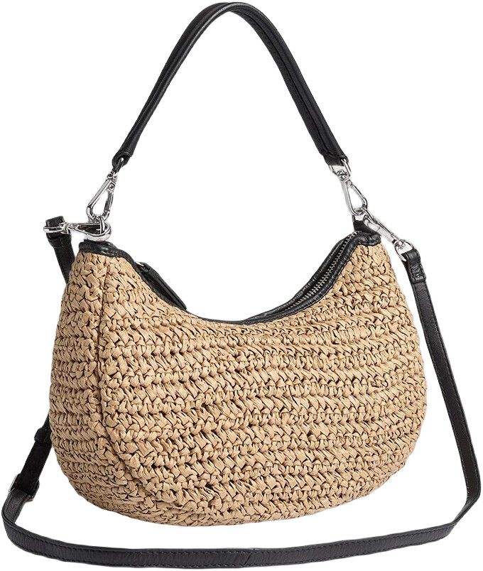 HeliaMBG Crossbody Bag, Raffia