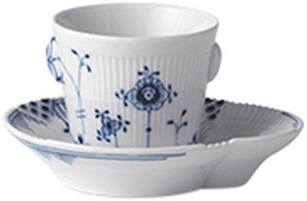 Blue Elements espressokopp och fat 9 cl