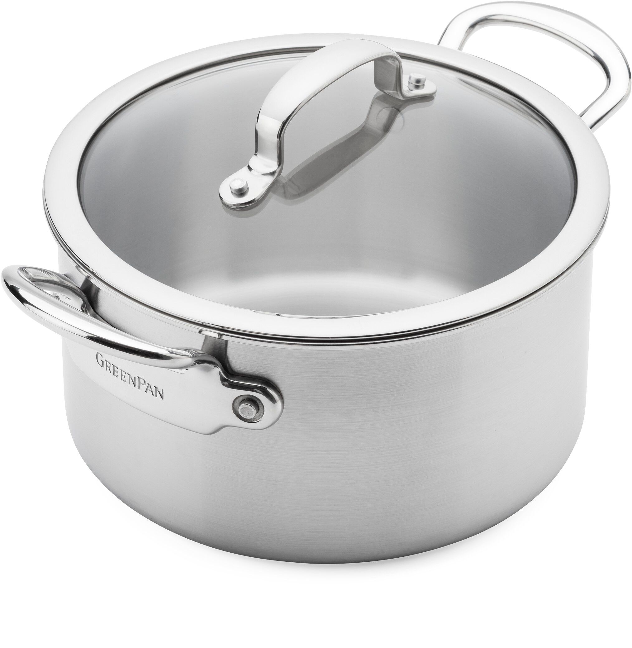GreenPan Premiere 5PLY SS Casserole 24cm/4,9L