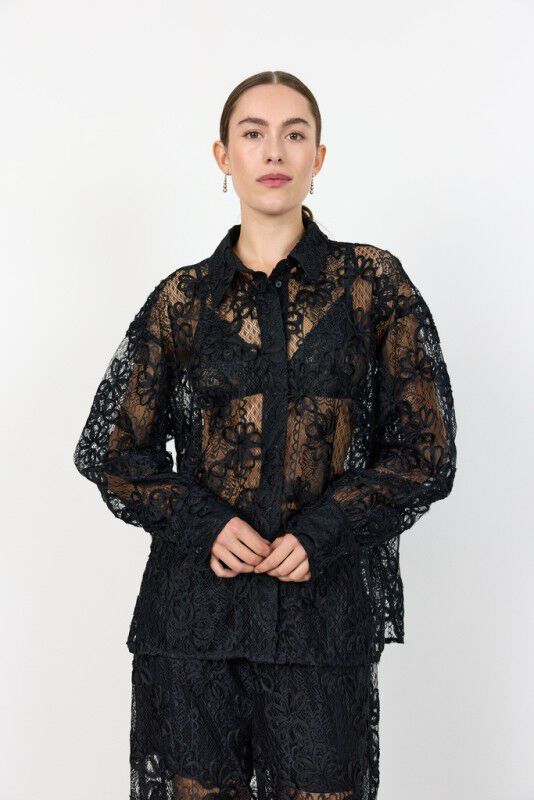 LR-OLERA 1 Skjorte Sort