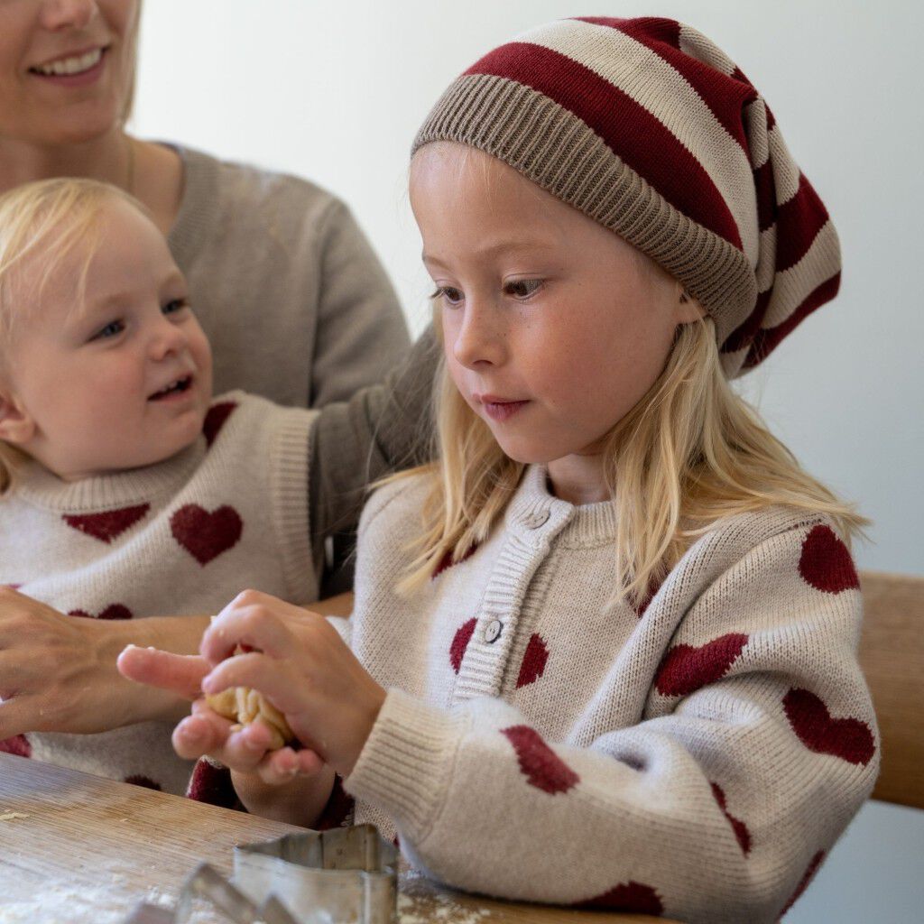 Jacquard Cardigan Hjerter