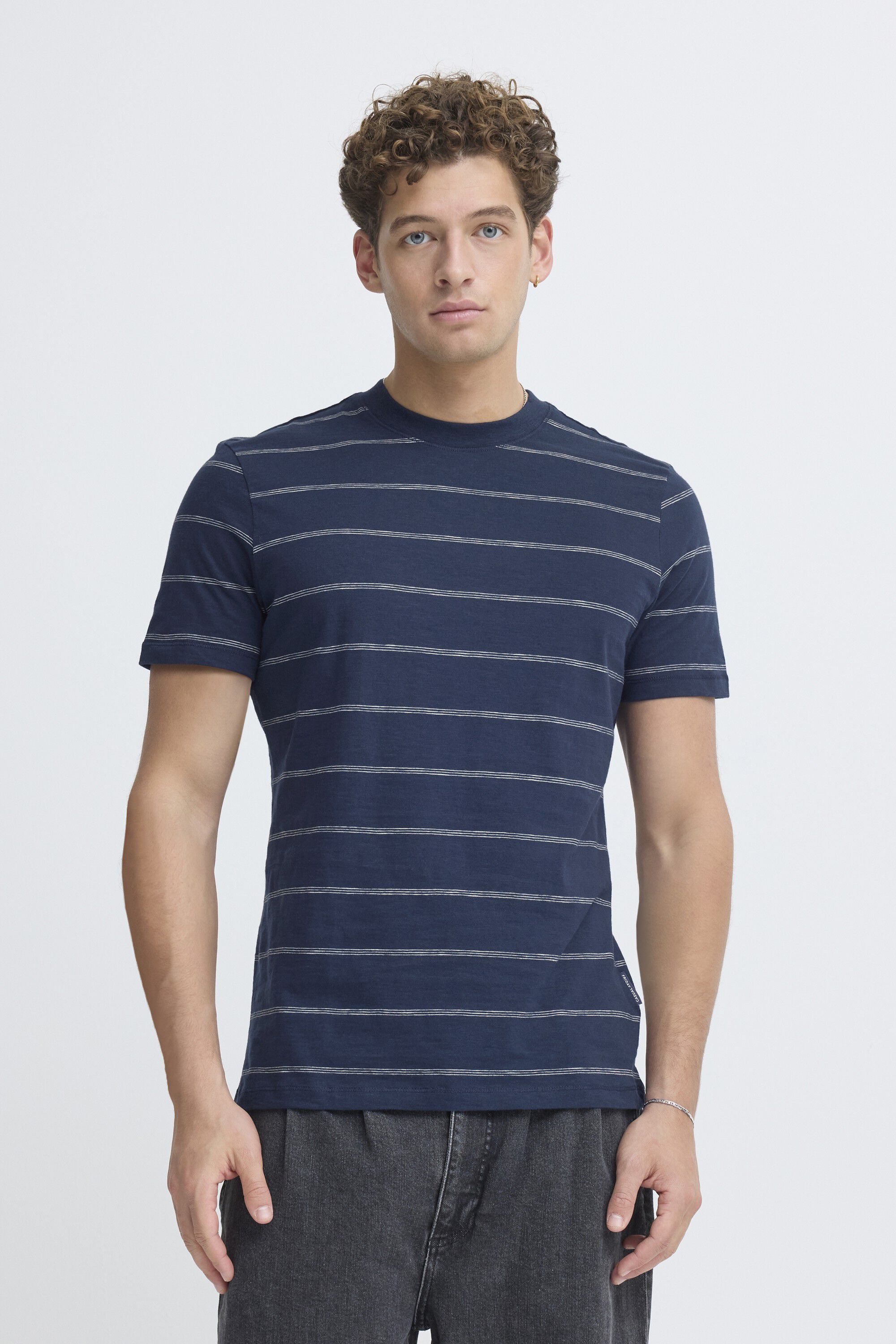 CFLIE 0256 STRIPED SLUB TEE