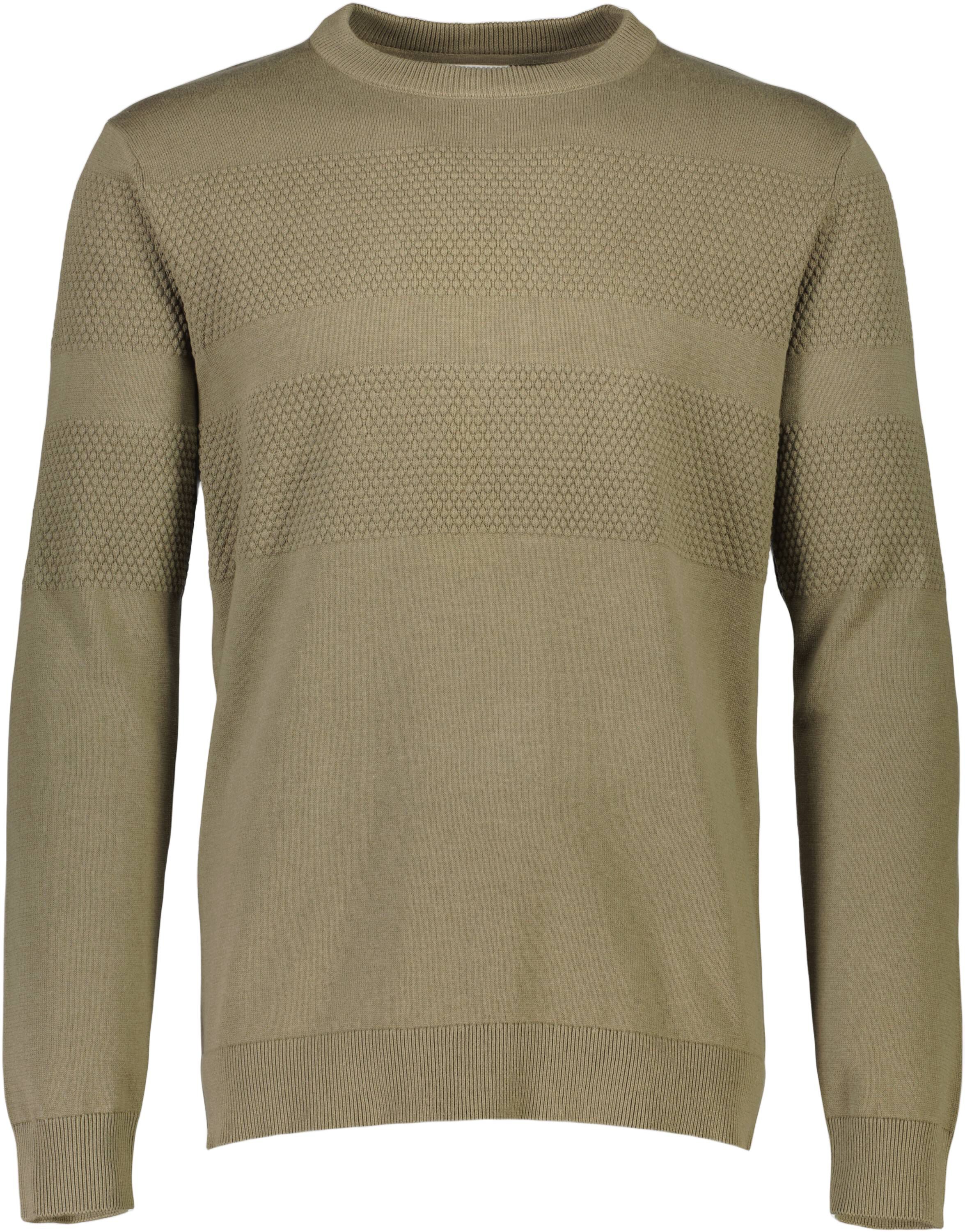 Purl knit o-neck jumper