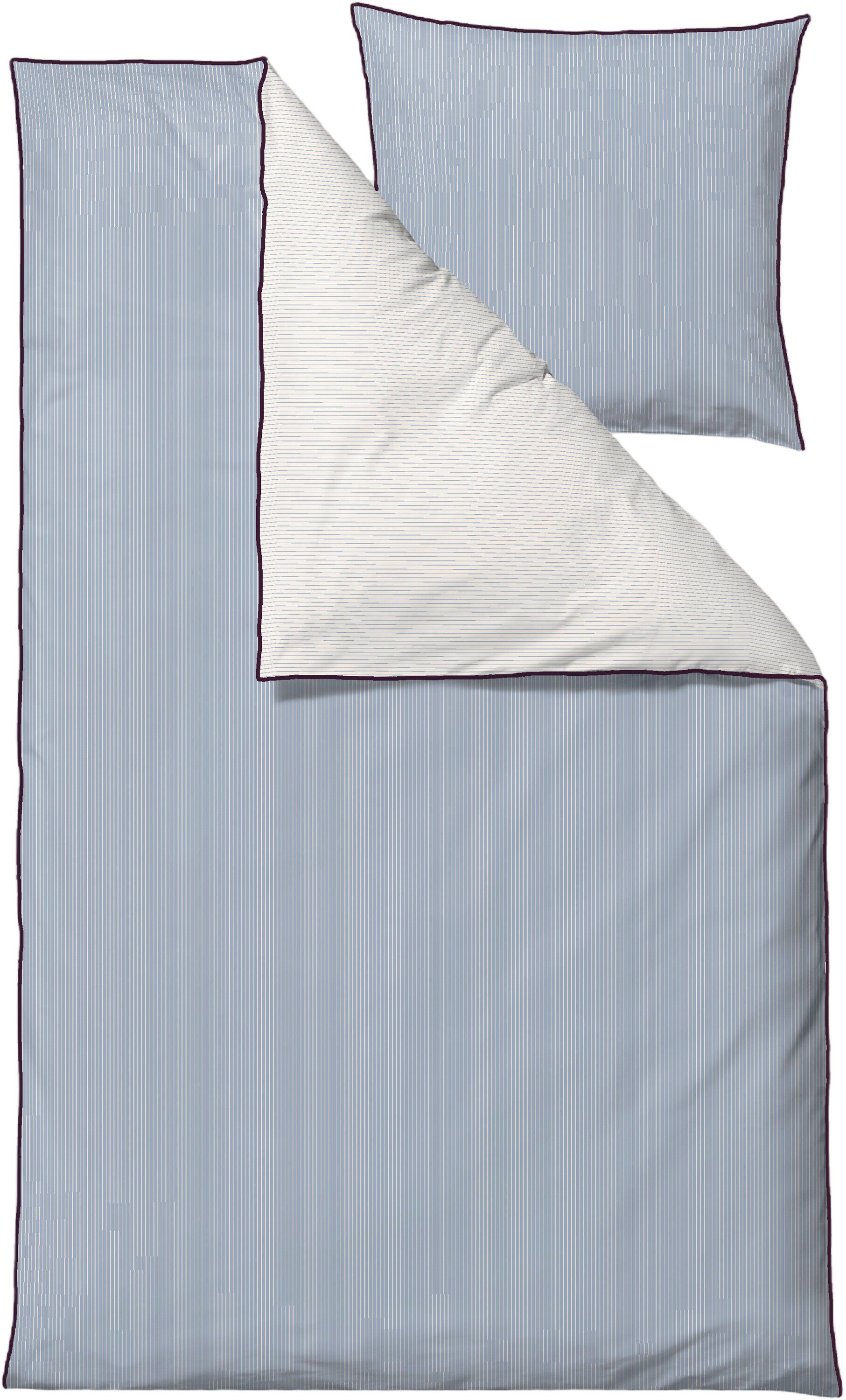 P&aring;slakanset 140x200 Frame Linen blue