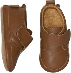 Leather Slippers with velcro