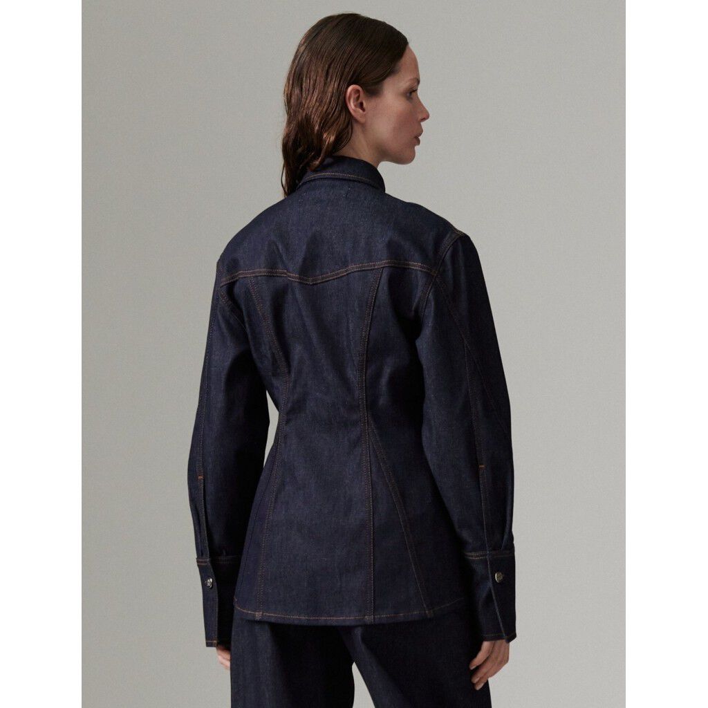 DAYJacky - Vibrant Blue Denim Stretch