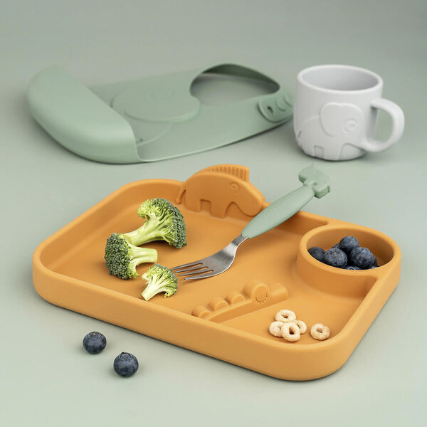 Easy-grip bestiksæt Deer friends Grøn