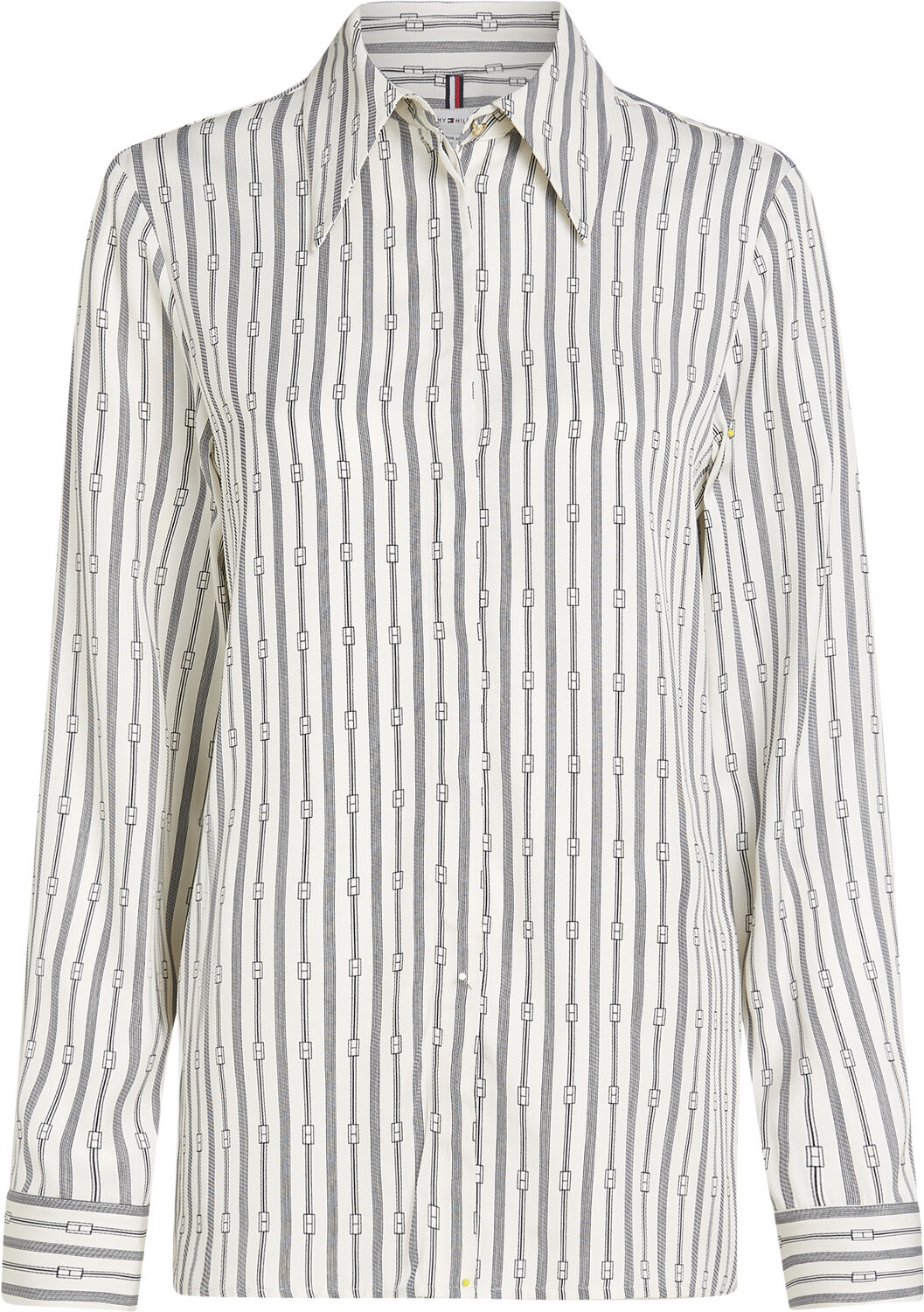 FLUID VIS PRT RELAXED LS SHIRT