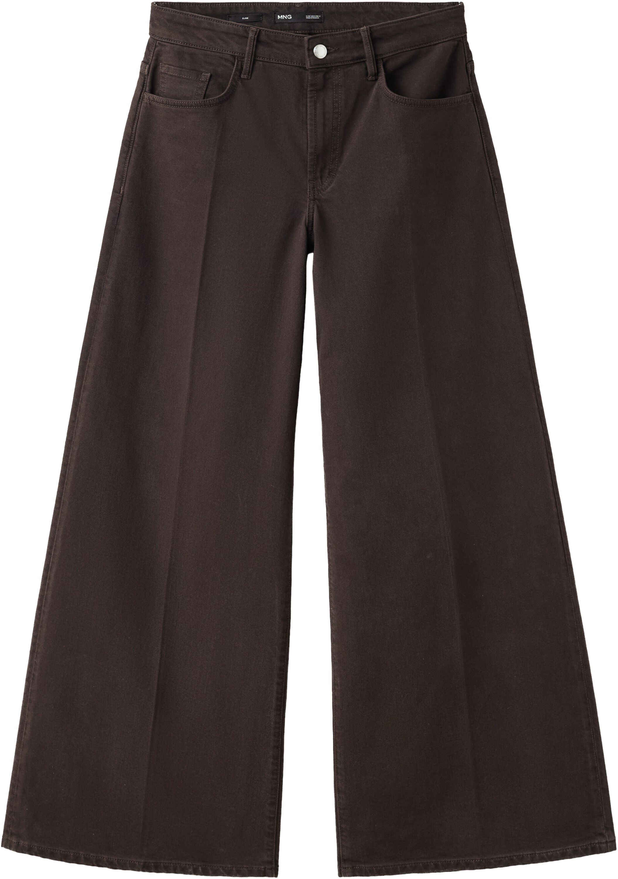 High-waisted wideleg jeans
