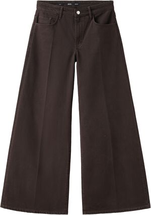 High-waisted wideleg jeans