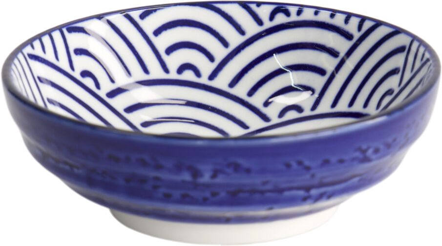 Nippon Blue Dish 9. 5x3 Wave