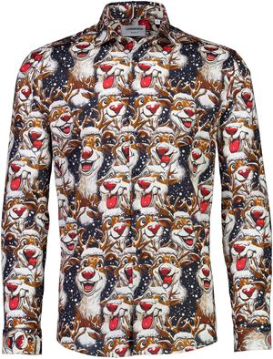 AOP Christmas shirt L/S