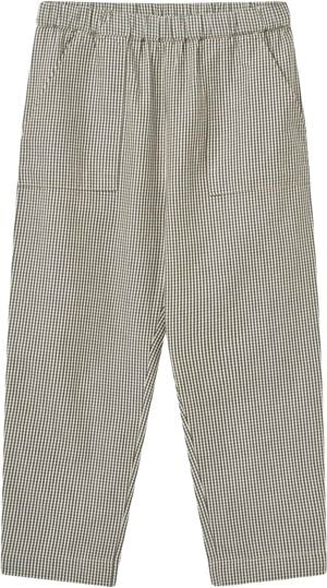 Checkered Pant W. Adjustable Waist