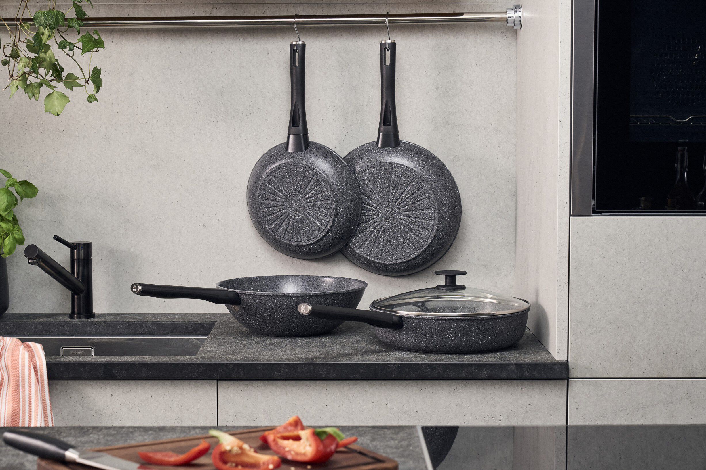 Terreno Plus Ceramic Wok, 28 cm, Aluminum, Titanf&ouml;rst&auml;rkt keramisk non