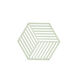 Grytunderlägg Hexagon Mint