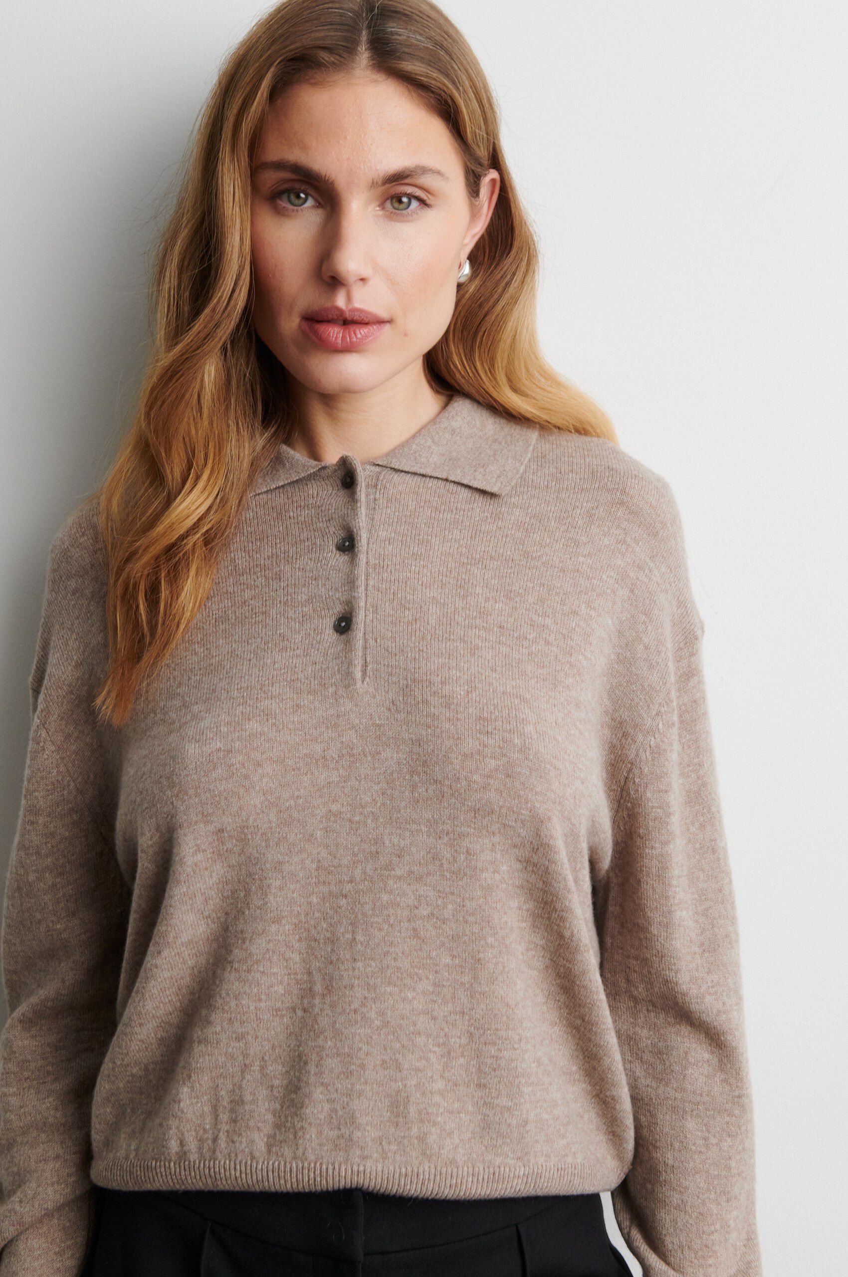 Longo Knit LS Collar