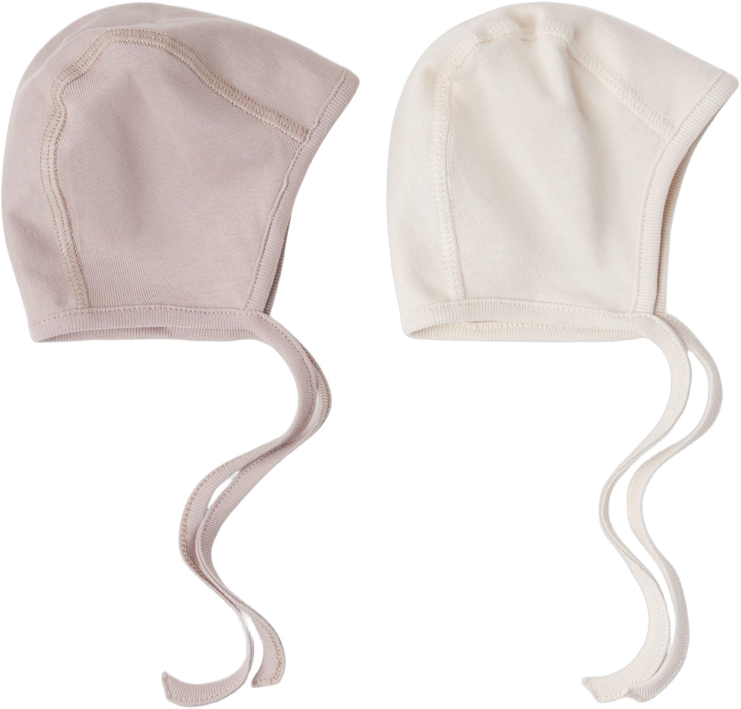 Tv&aring; babym&ouml;ssor i mjuk bomullstrik