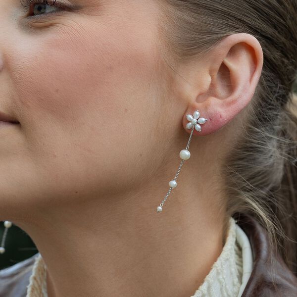 Pearl Signature Earhanger Long