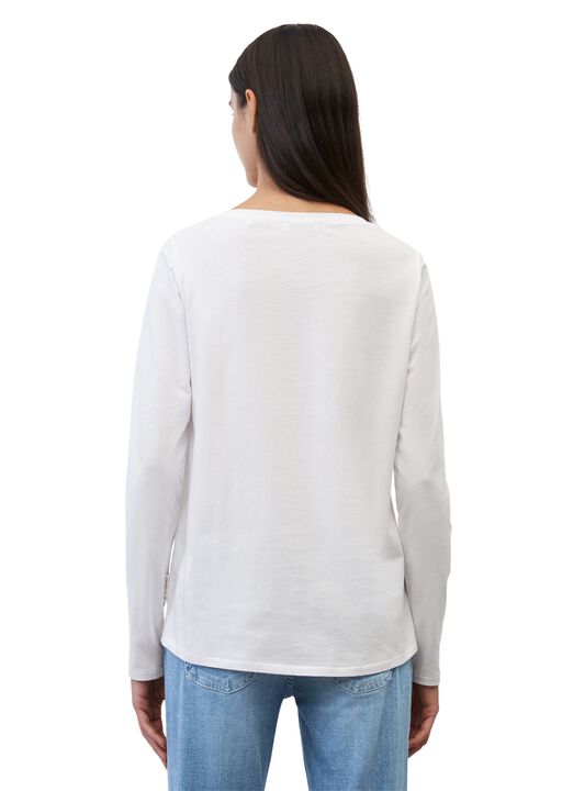 T-shirt, long sleeve, round neck