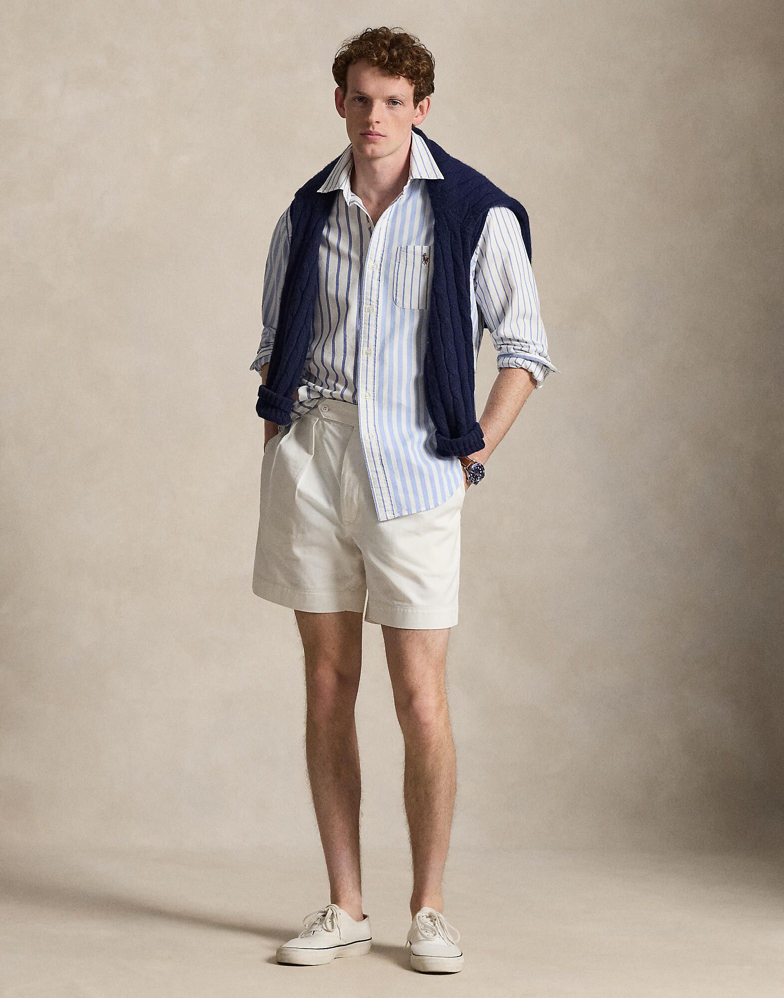 LT WT OXFORD-WVN-SHIRT