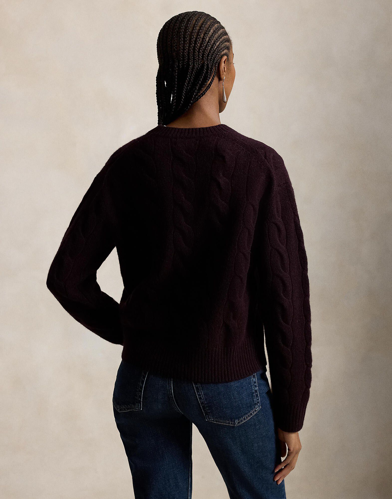 Cable-Knit Wool-Cashmere Sweater