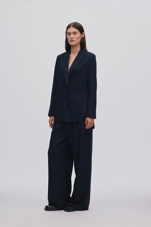 Drapy tailoring relaxed pants - Eve