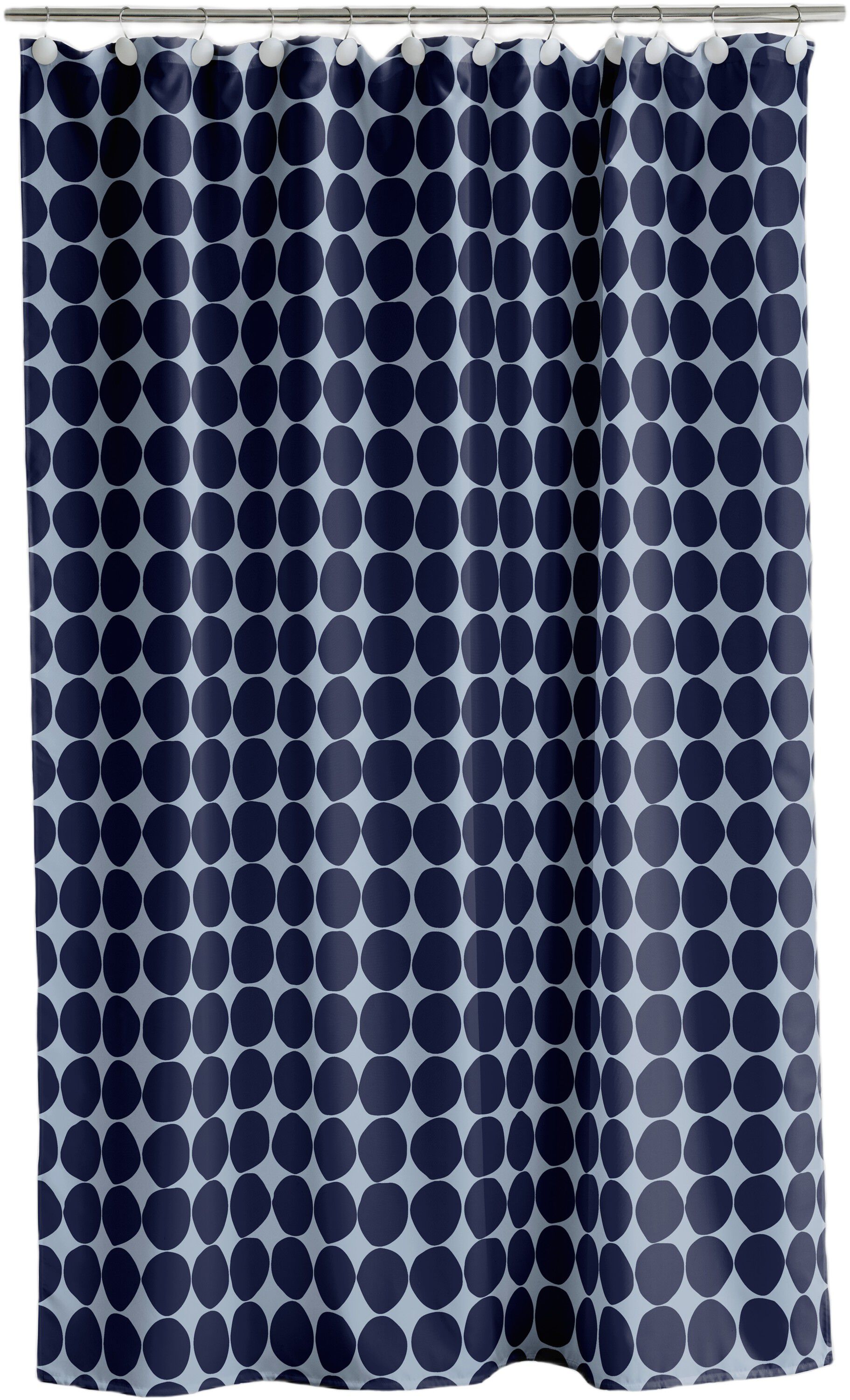 Duschdraperi 180x220 Bubbles Linen blue