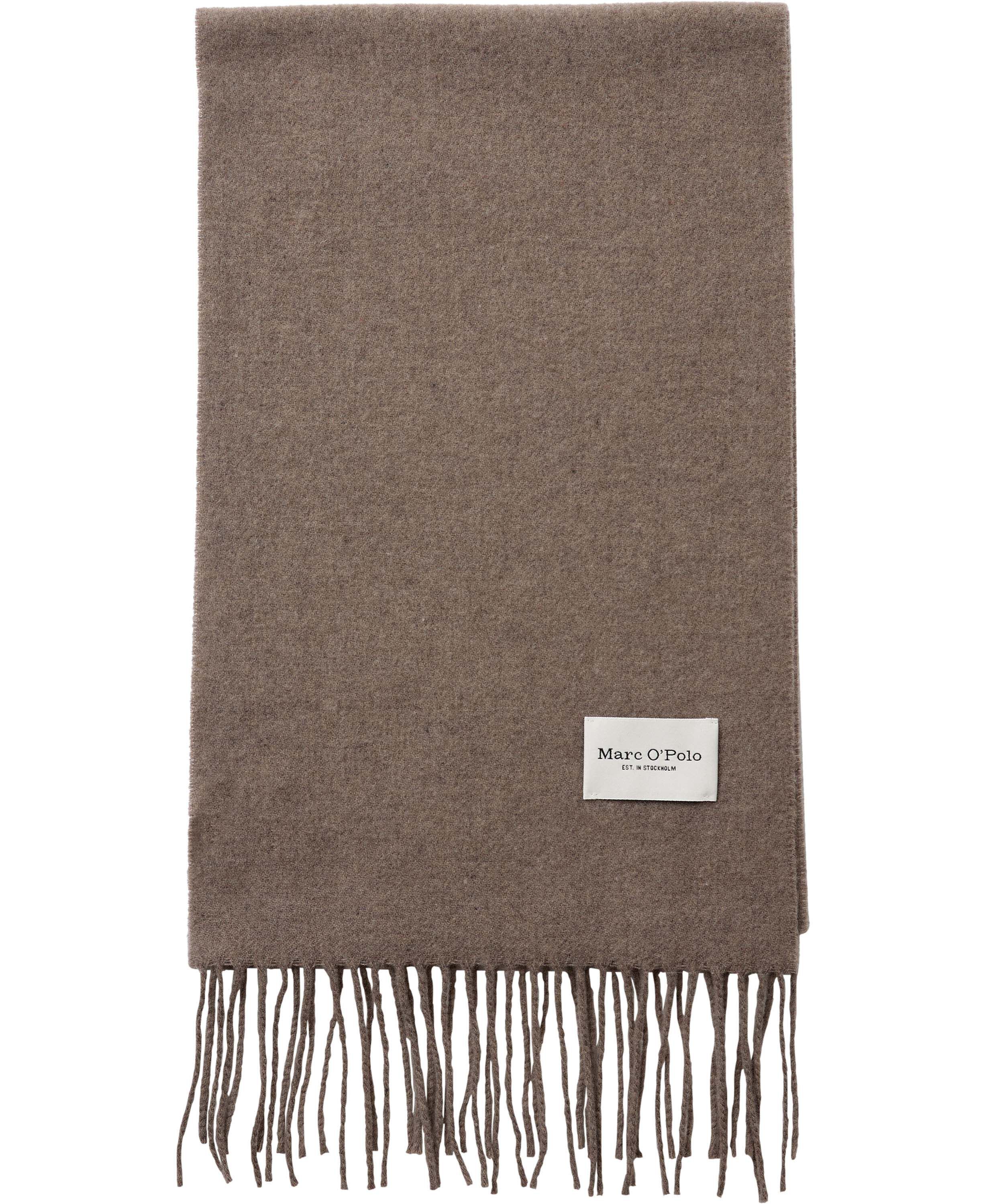 Scarf, woven wool, long fringes, so