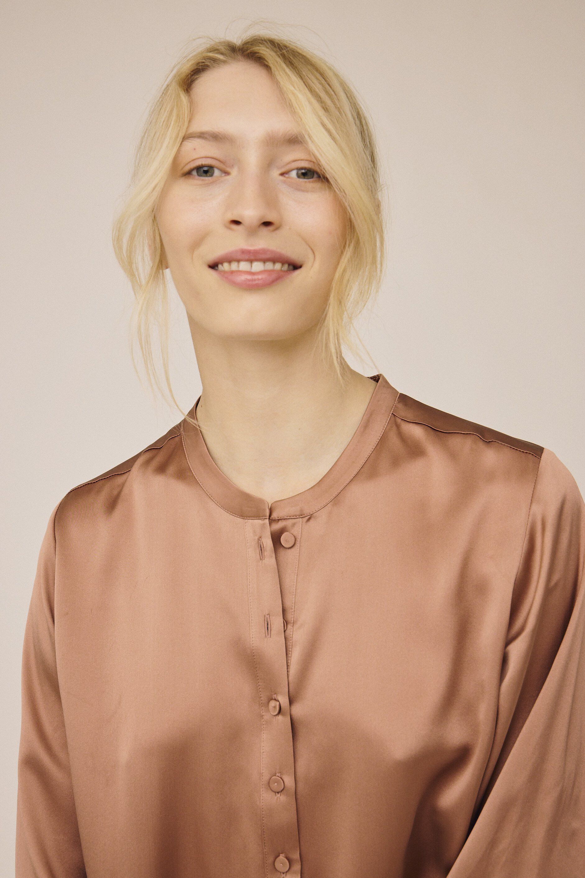 Moon 15 G - Night Shirt Dress, 100% Silk