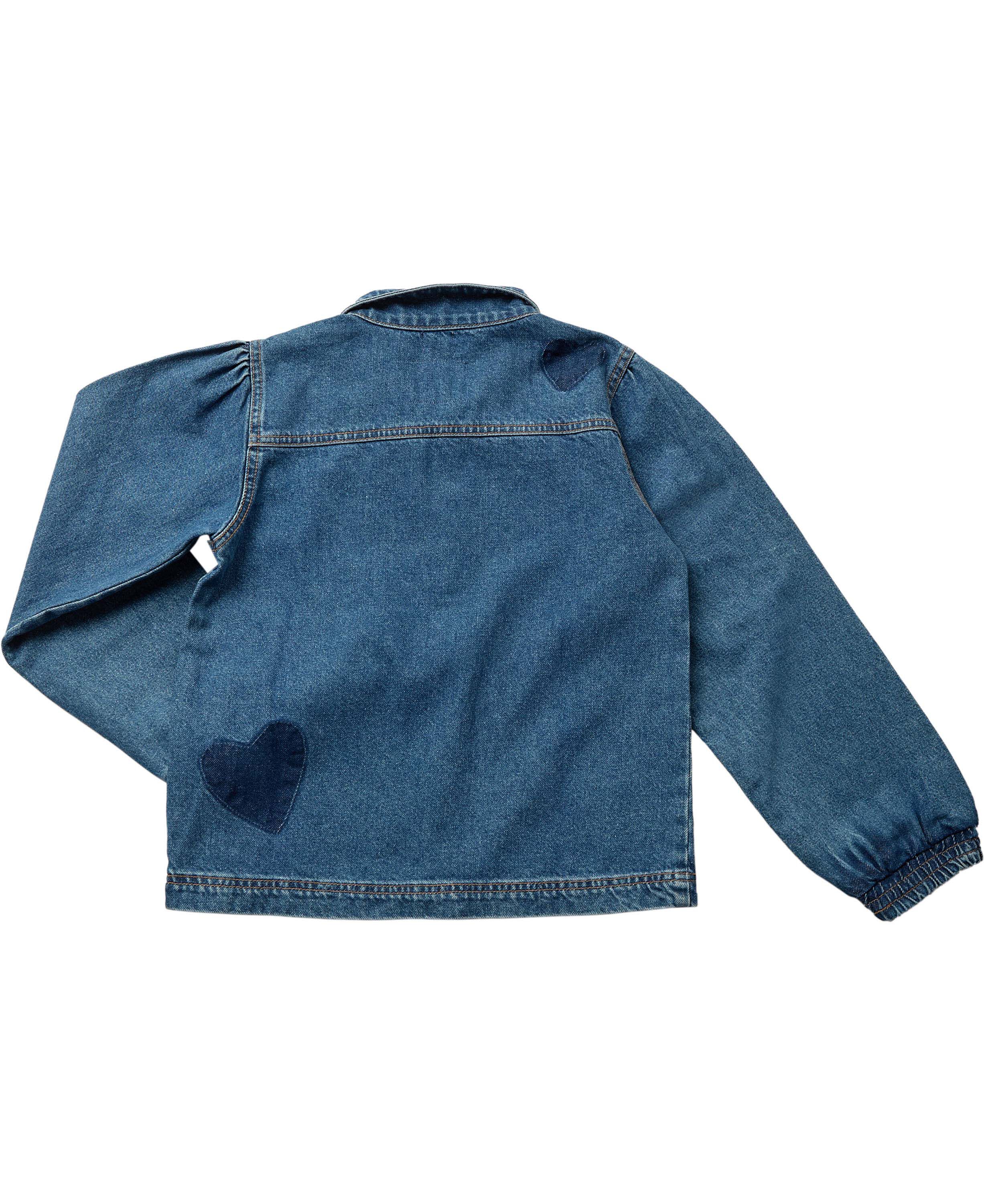 ORGANIC DENIM HEARTS JACKET